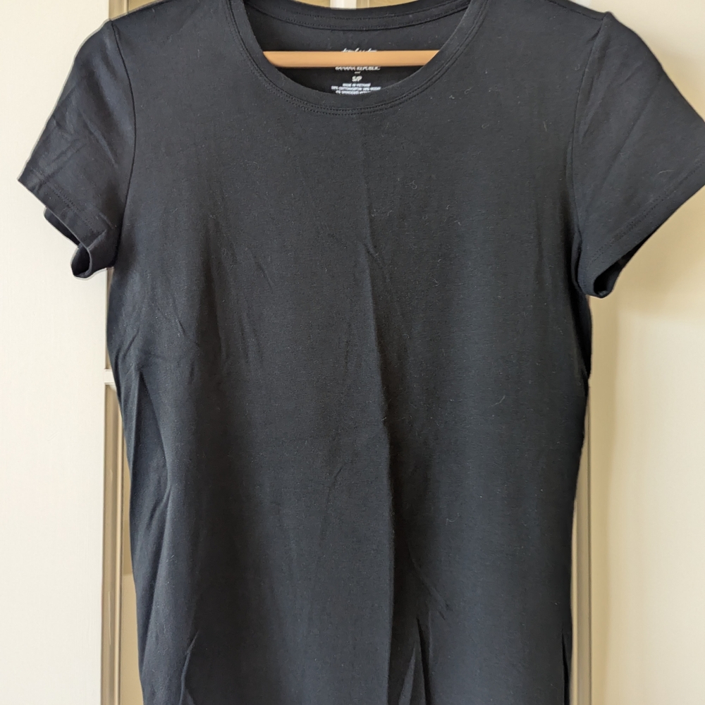 Banana Republic Black Short Sleeve Tee